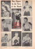 Boxing News Clipping #2583 - Harry Matthews, Peter Keenan, Archie Whitewater, Luis Romero, Bob Murphy, Paddy Young, Eddie Thomas, Cesar Brion, Levi Jackson