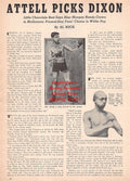 Boxing News Clipping #2577 - Abe Attell, George Dixon, Kid Carter