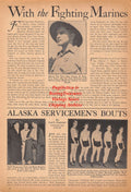 Boxing News Clipping #2522 - George Doin, Red Rasmussen, Hank Majcher, Harry Kelly, George Smith, Slats Marshall, Erwin Cape, Joe Camello, WWII Military Boxing