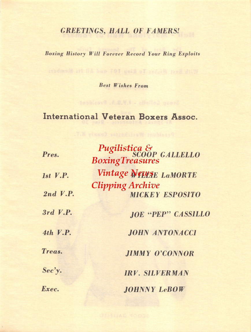Boxing News Clipping #2672 - Scoop Gallello