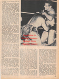 Wrestling News Clipping #118 - The Beast "John Gauchetti" vs. Ilio Di Paolo