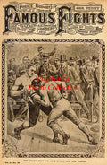Jem Carney vs. Dick Burge - 11x17 Boxing Photographic Print