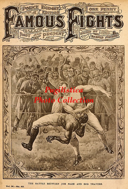 Jem Mace vs. Bob Travers - 11x17 Boxing Photographic Print