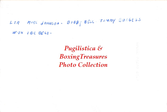 Boxing Photo #1094 - Mike Johnson, Bobby Bell and Timmy Burgess