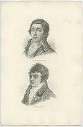 Richard Humphries & John Gully - Vintage c. 1839 Boxing Supplement Print