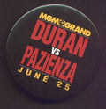 Roberto Duran vs. Vinny Pazienza - 1994 Souvenir Pinback Button