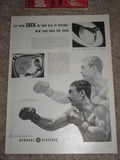 Rocky Marciano - Vintage c. 1952 General Electric Advertisement
