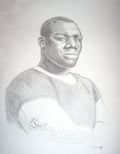 Sam Langford - 18x24 Artwork by Bob Carson
