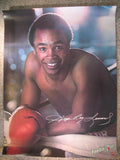 Sugar Ray Leonard - 19x25 Vintage 1980 7-Up Promotional Boxing Poster