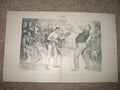 The Snobs Progress - Vintage 1904 Life Magazine 17 1/2" x 11" Boxing Print