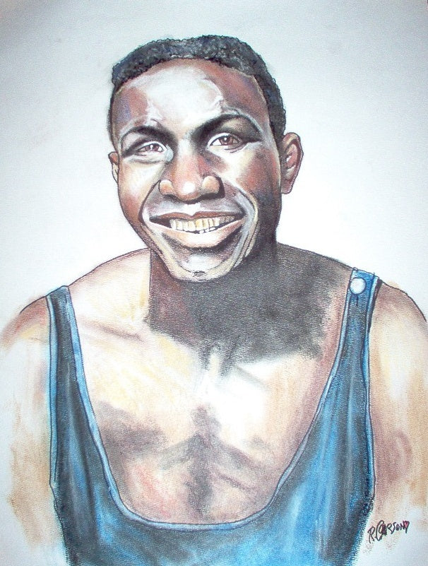 Tiger Flowers - Original 18x24 Color Artwork by Bob Carson