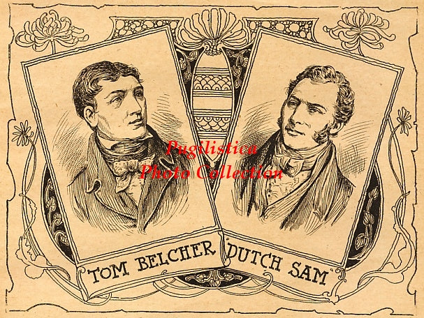 Tom Belcher & Dutch Sam - 17x11 Boxing Photographic Print