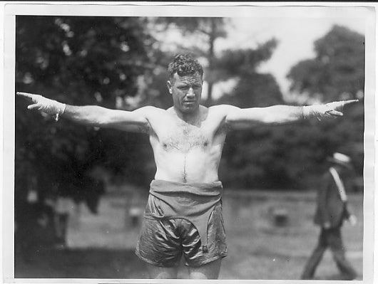 Tom Heeney - Vintage 1928 Boxing Press Photograph - Training For Tunney