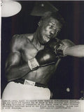 Wesbury Bascom vs Tommy Harrison - 1953 Vintage Boxing Action Photograph