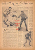 Wrestling News Clipping #01 - George Zaharias, Dan O'Connor, Pat Kelly