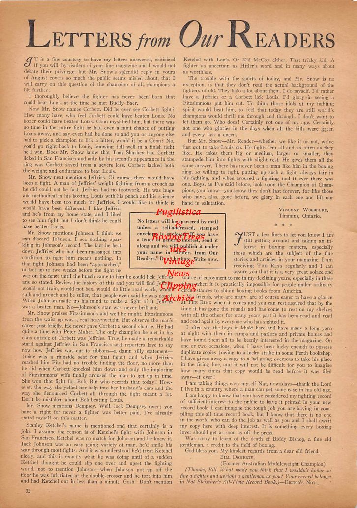 Wrestling News Clipping #01 - George Zaharias, Dan O'Connor, Pat Kelly