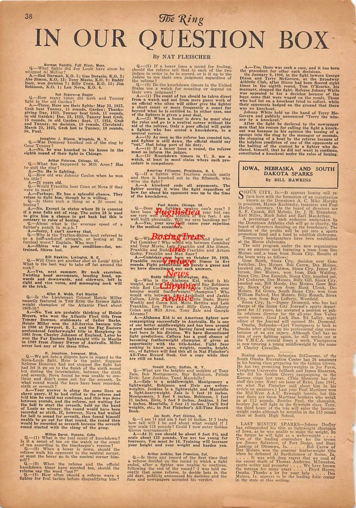 Wrestling News Clipping #02 - Irish Pat Fraley, Killer Shikuma, Joe Bonica, Patsy Faletti