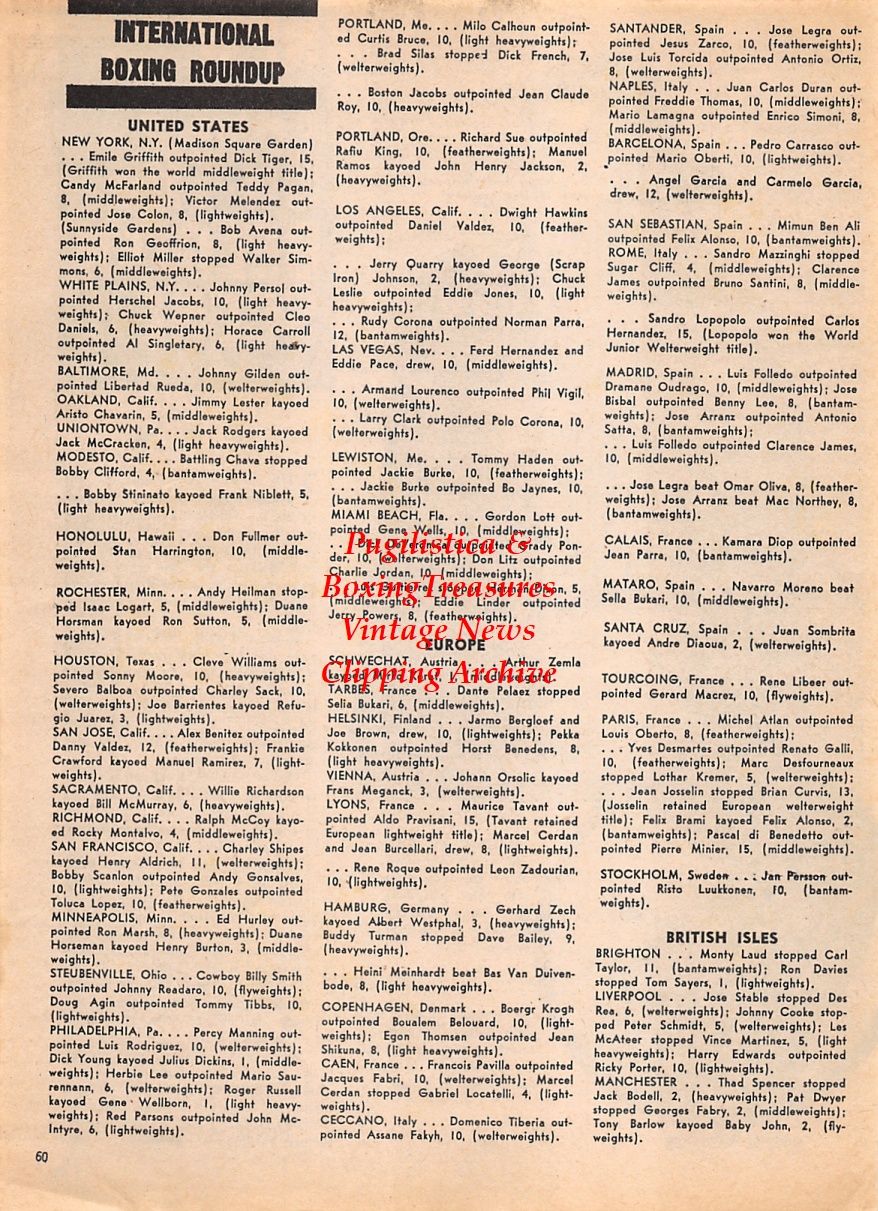 Wrestling News Clipping #103 - Alberic D'Ericourt, Michel Saulnier