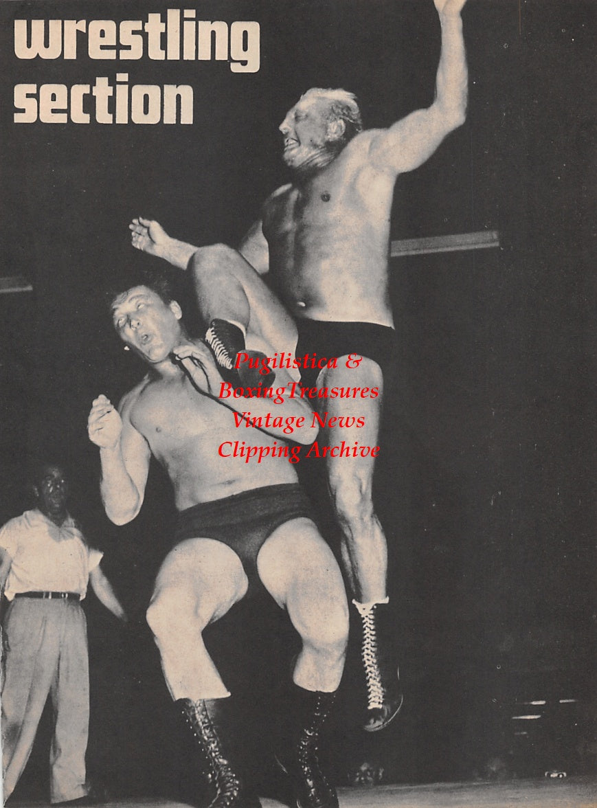 Wrestling News Clipping #115 - Ilio Di Paolo action scene
