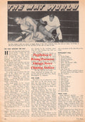 Wrestling News Clipping #132 - Lou Thesz vs. Pepper Gomez in Houston, Texas