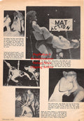 Wrestling News Clipping #135 - Red Bastion, The Great Bolo, Leo Voss, Ivan The Terrible, Fuzzy Cupid, Matsunobori, Ohikari, Judy Grable, Rita Cortez, Danny McShane, Dick Steinborn