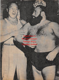 Wrestling News Clipping #17 - Don Leo Jonathan "Mammoth Morman", Jack Dempsey, Frank Valois, Hombre Montana, Max Baer