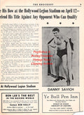 Wrestling News Clipping #175 - Danny Savich, Gorgeous George, Valet Jeffries
