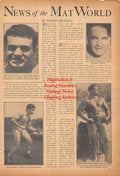 Wrestling News Clipping #222 - Al Krusher Korman, Ace Freeman, Ed Strangler Lewis, Morris Shapiro, Vic Christy, The Swedish Angel, Frank Sexton