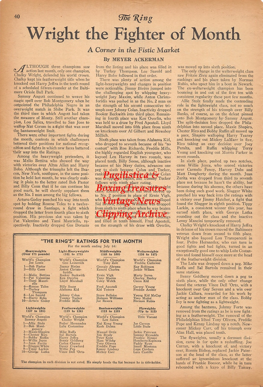 Wrestling News Clipping #223 - Leo Plummer