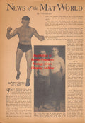 Wrestling News Clipping #228 - Leo Wallick, Tony Stecher, Joe Stecher, Squire Abingdon