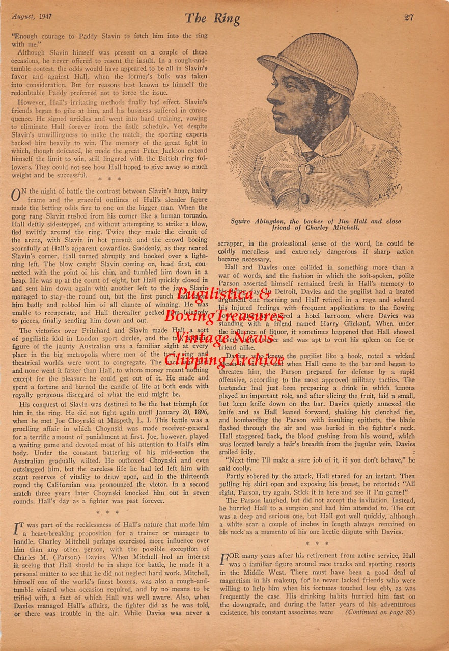 Wrestling News Clipping #228 - Leo Wallick, Tony Stecher, Joe Stecher, Squire Abingdon