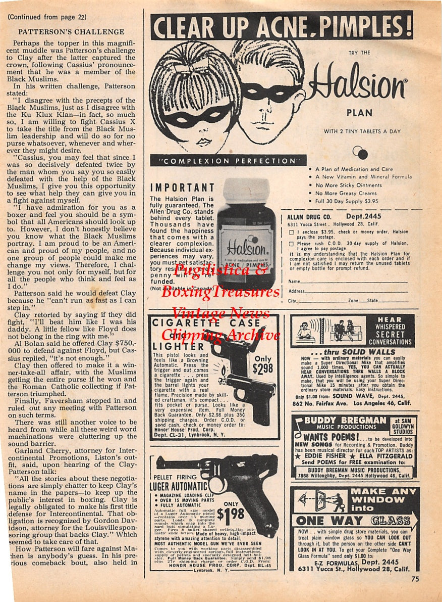 Wrestling News Clipping #72 - Bruno Sammartino