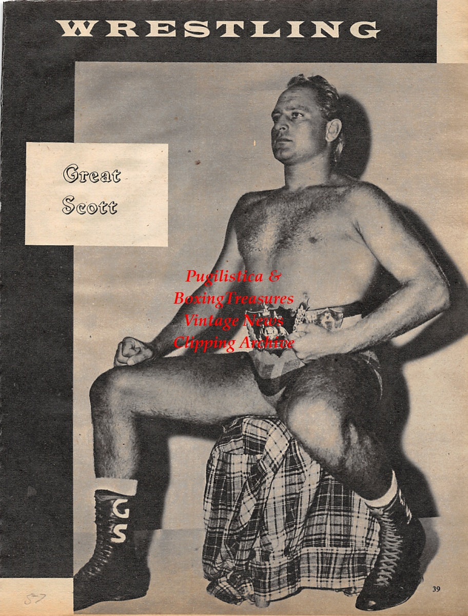 Wrestling News Clipping #81 - The Great Scott