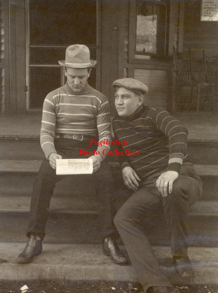 Young Corbett II and Manager Jim Tuthill - 11x17 Boxing Photograph