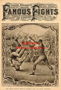Young Molineaux "James Wharton" vs. Hammer Lane - 11x17 Boxing Photographic Print